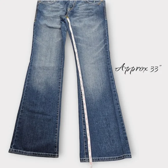 Vintage Y2K Buffalo David Bitton Bootcut Embroidered Jeans - Picture 13 of 14